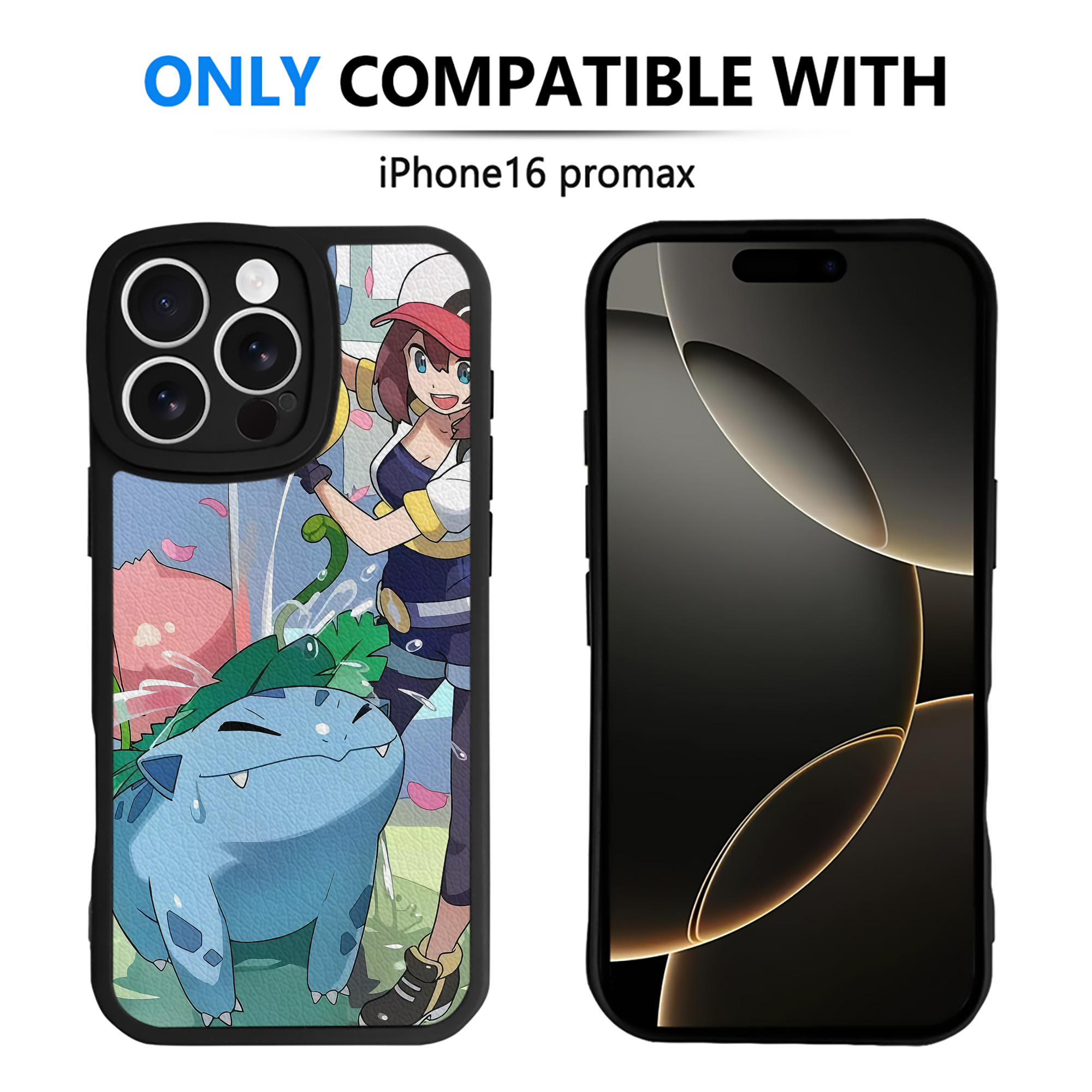 （画像用） ポケットモンスター Pokémon 【iPhone 16シリーズ対応】シリコンスマホケース（レザー調） 材質：シリコン